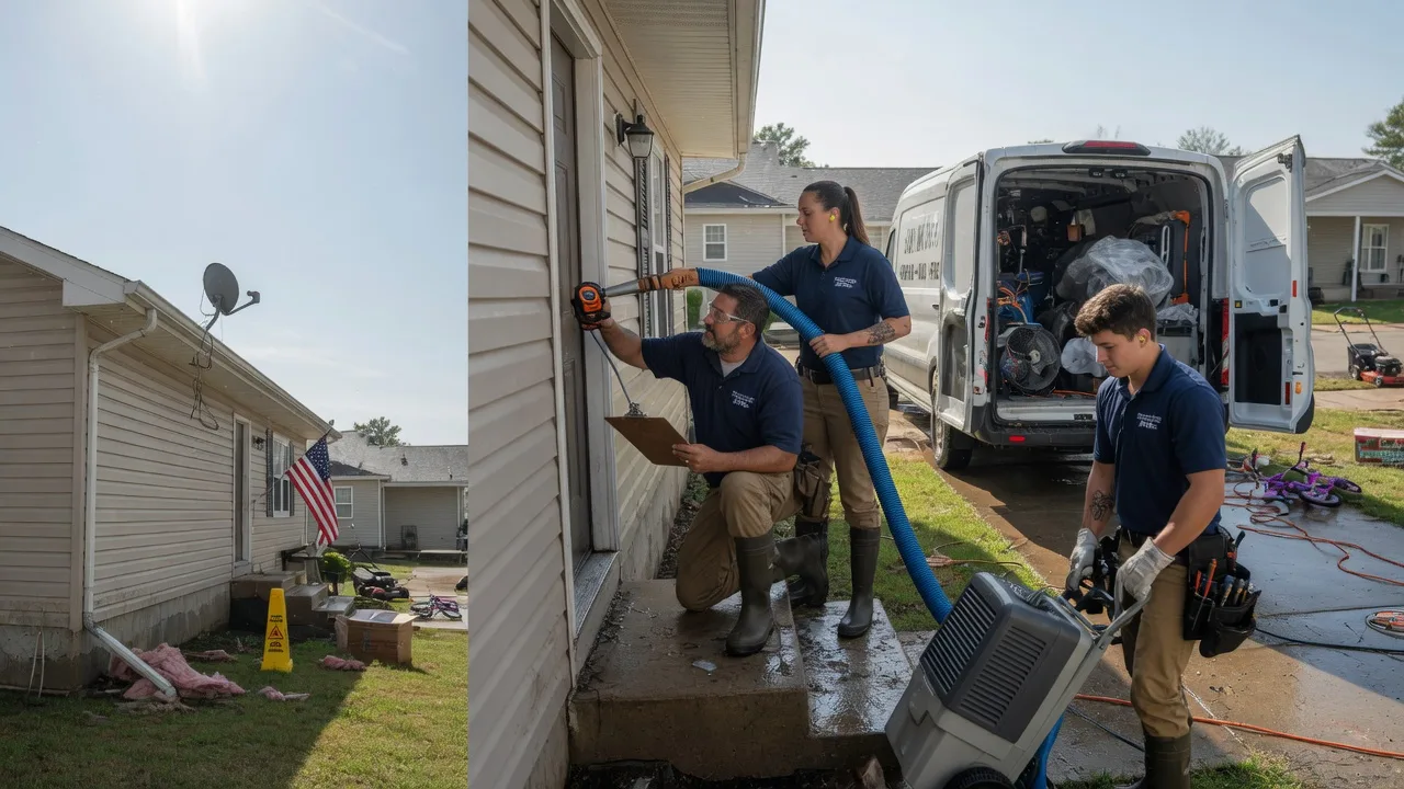 Ceiling Water Damage Restoration in West Point, AR near me